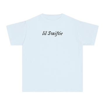 Comfort Colors Youth Tee - 'lil Swiftie' Kids Short Sleeve Tee - Folklore Evermore - Classic