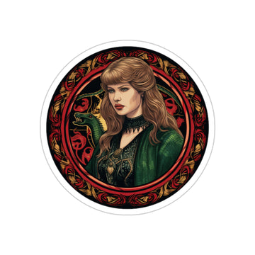 House Swift Queen of Snakes Sticker - Reputation Circle Snakes