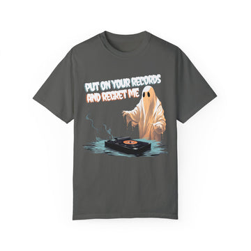 Comfort Colors High Infidelity 'put on your records and regret me' Ghost Unisex T-Shirt - Midnights