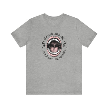 I Did Something Bad 'if a man talks shit then I owe him nothing' Super Soft Unisex T-Shirt Reputation