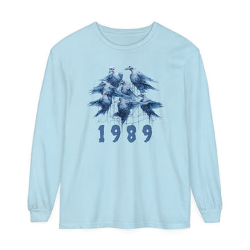 Comfort Colors 1989 Era Skeleton Seagull Unisex Long Sleeve T-Shirt