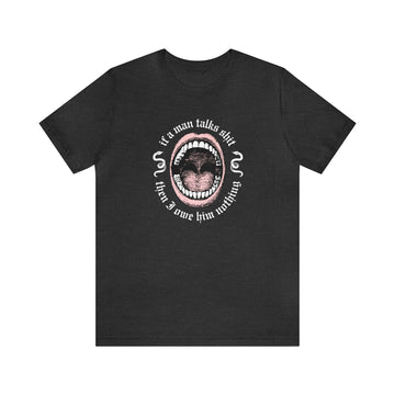 I Did Something Bad 'if a man talks shit then I owe him nothing' Super Soft Unisex T-Shirt Reputation