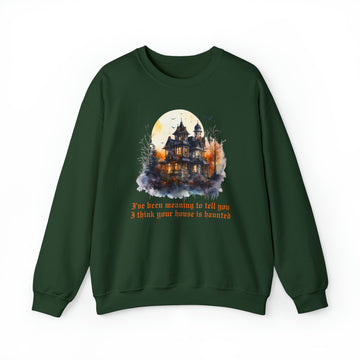 Seven 'I've been meaning to tell you your house is haunted' Unisex Crewneck Sweatshirt - Midnights