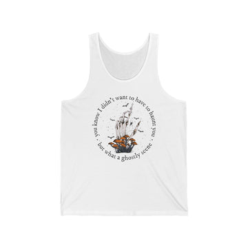 My Tears Ricochet 'you know I didn't want to have to haunt you' Super Soft Unisex Tank Top - Folklore