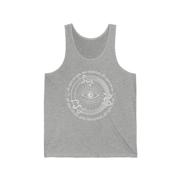 So It Goes 'all eyes on us' Super Soft Unisex Tank Top - Reputation