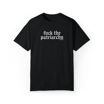 Comfort Colors All Too Well 'fuck the patriarchy' Short Sleeve Tee - Red RedTV