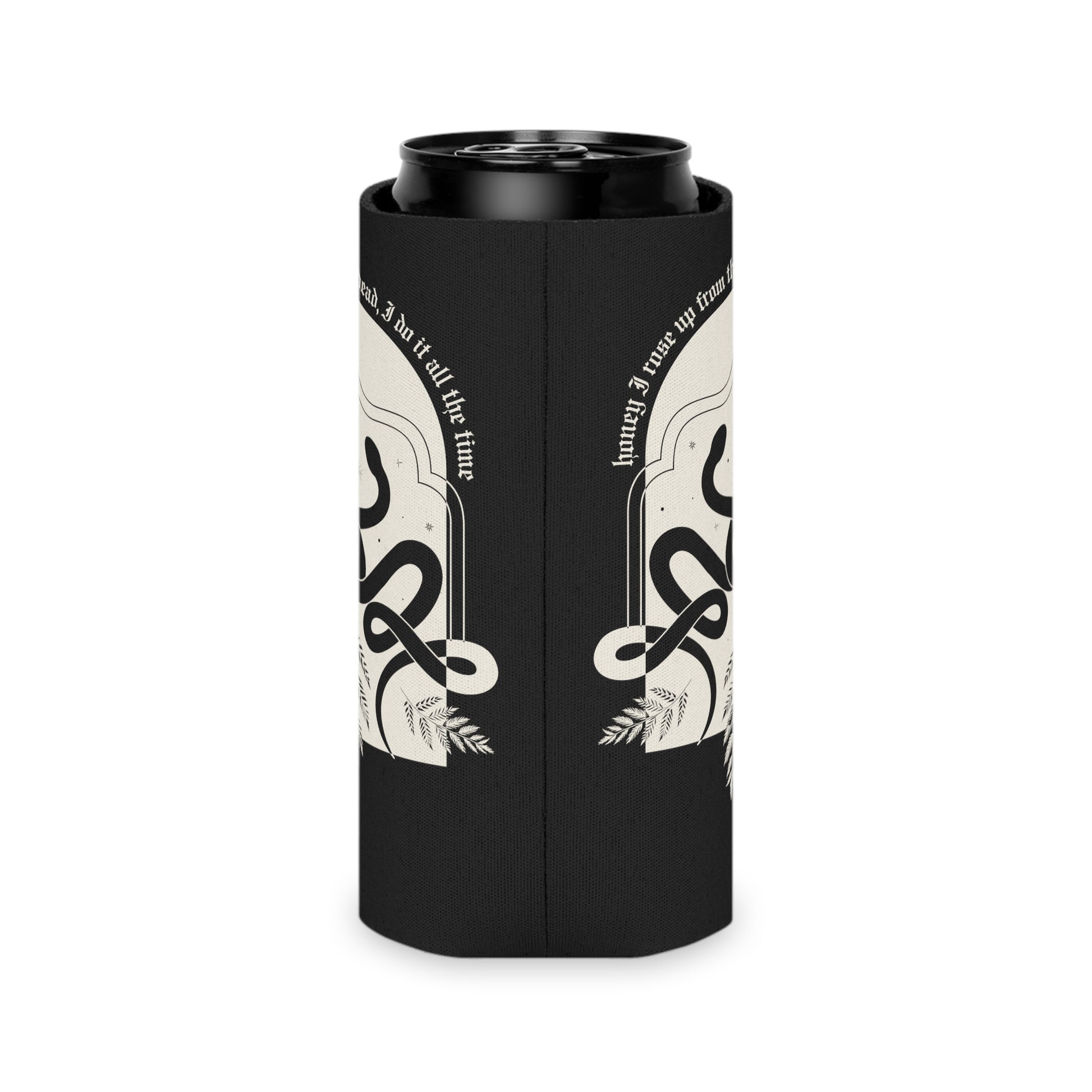 honey I rose up from the dead Slim Can Cooler Koozie - Look What You Made Me Do Reputation Snakes LWYMMD - SpookySwiftie