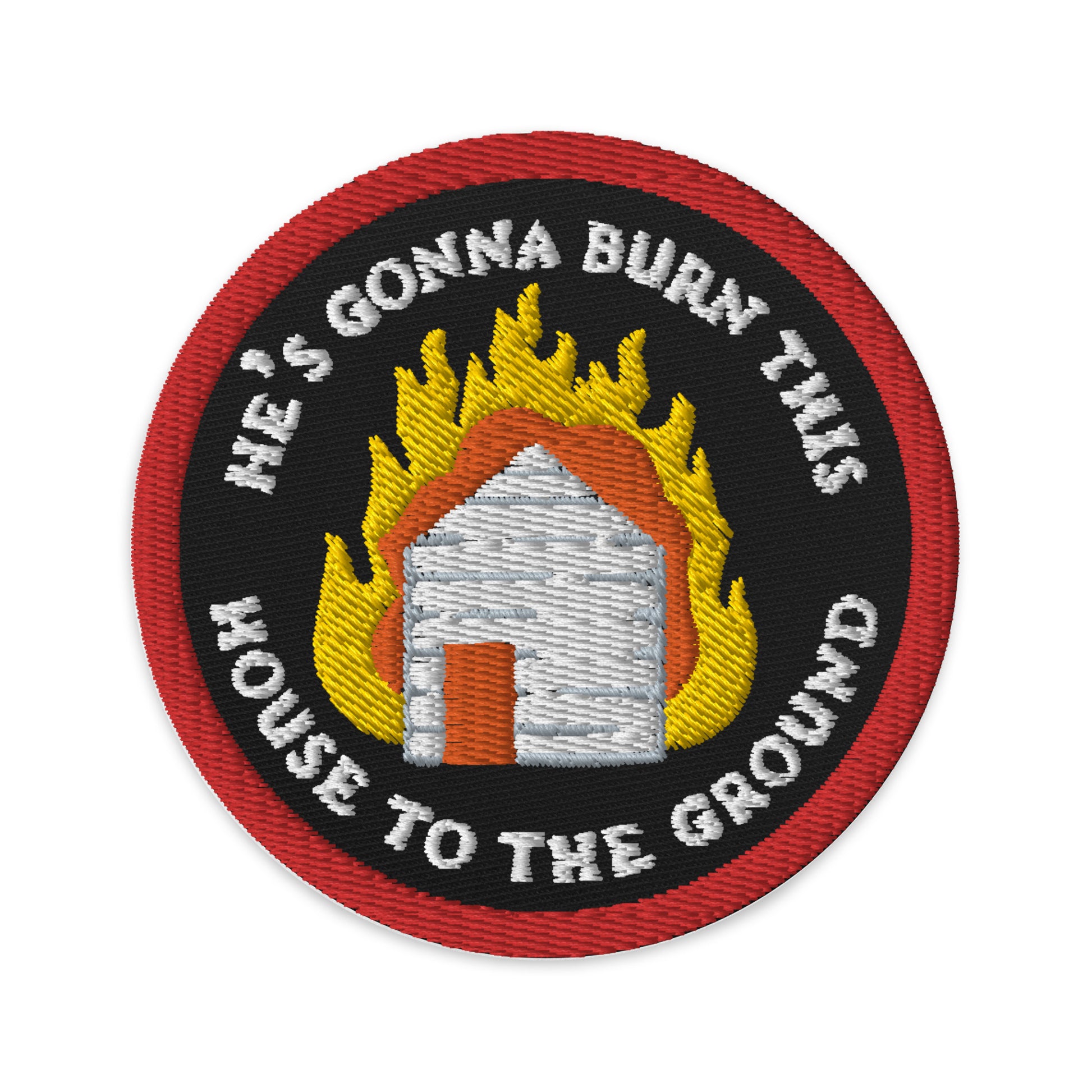 Ivy 'he's gonna burn this house to the ground' Embroidered Patch - Evermore - SpookySwiftie