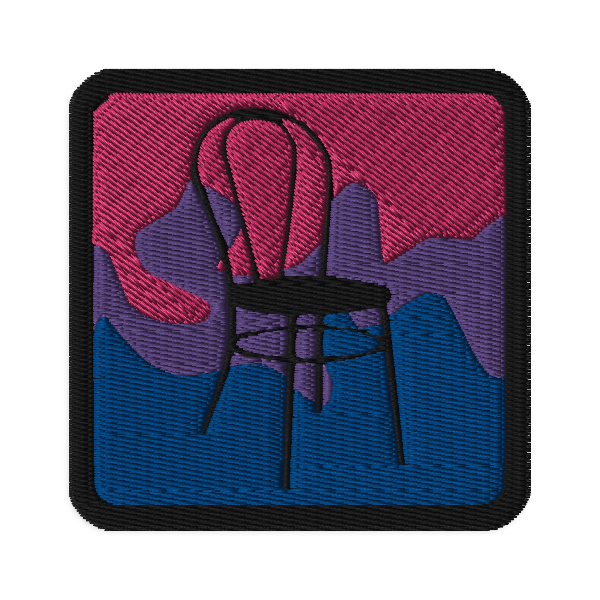 Vigilante Shit The Chair Embroidered Patch - Pink Blue Purple - Midnights Eras Tour - SpookySwiftie