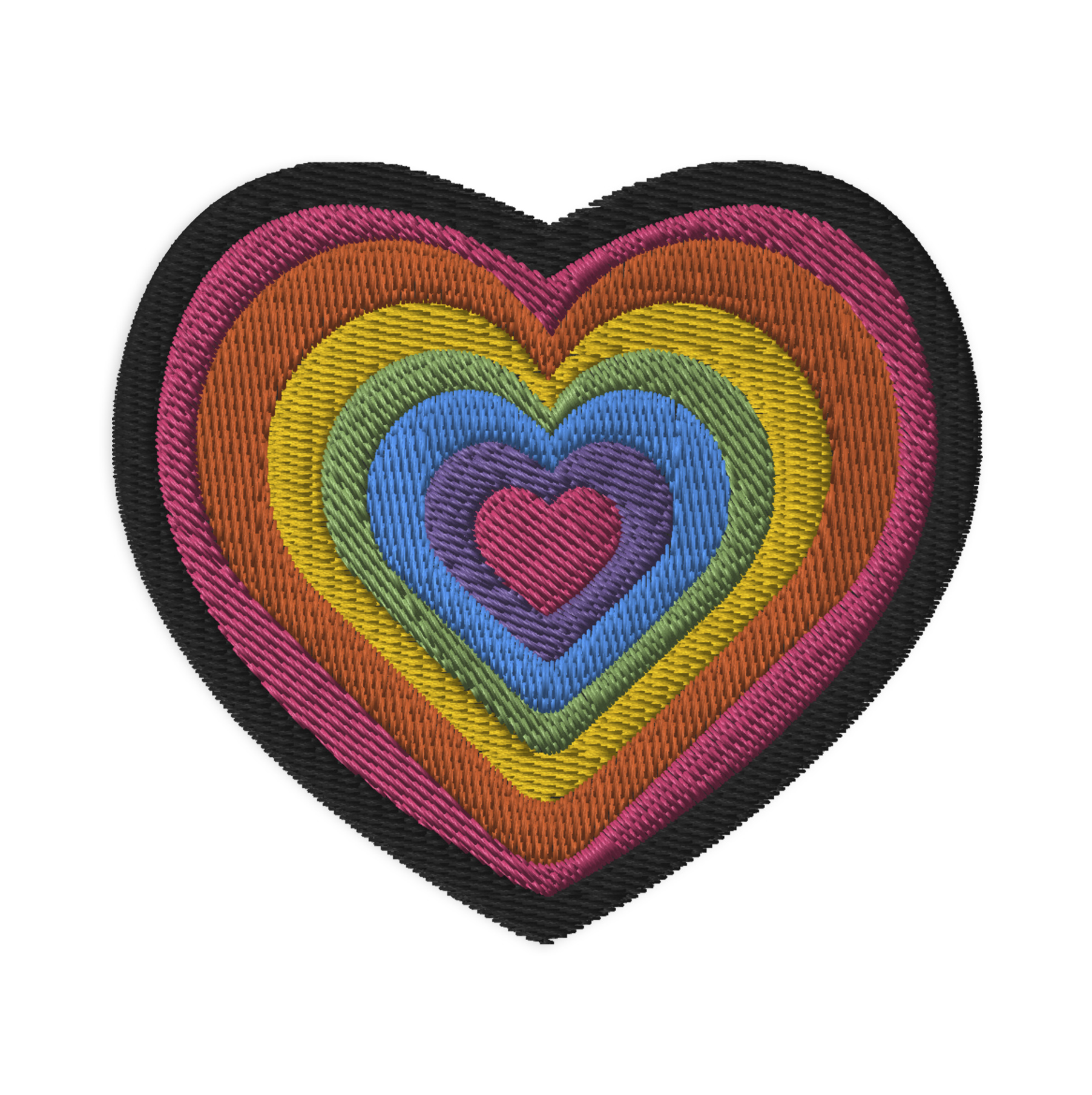 Lover-Inspired Colorful Heart Embroidered Patch - SpookySwiftie